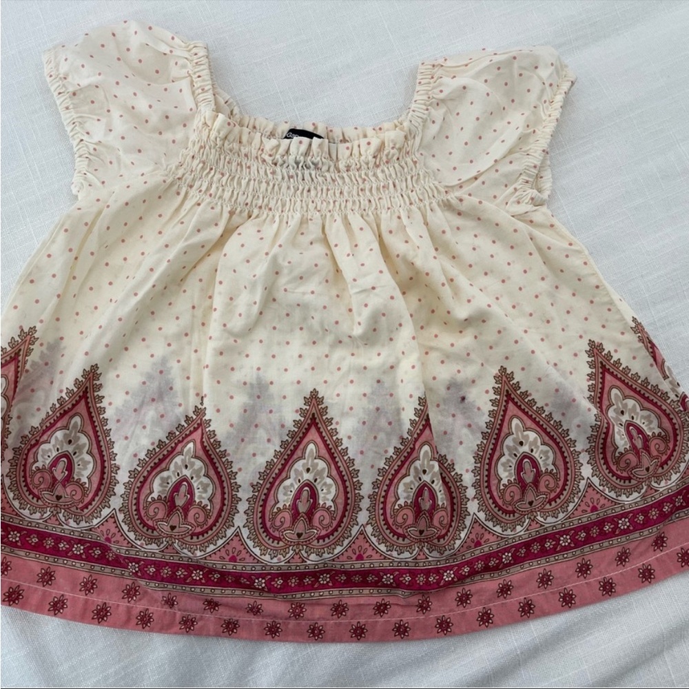 $4 bundle Gap ruched shirt - 18/24m